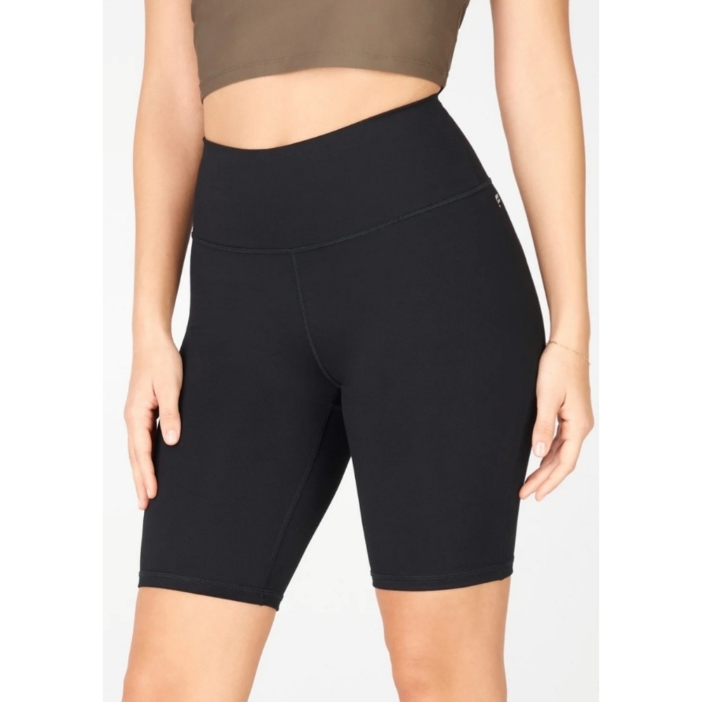 Fabletics Black Define Powerhold High Waisted 9" Shorts